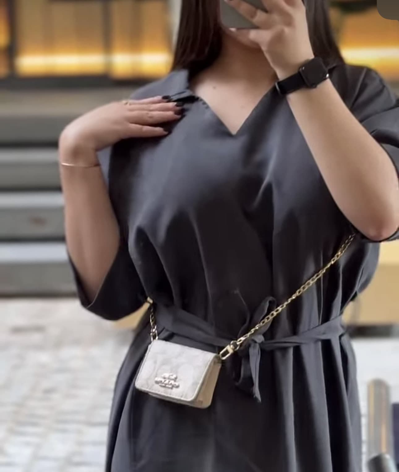 شومیز حریر مشکی برند Zara